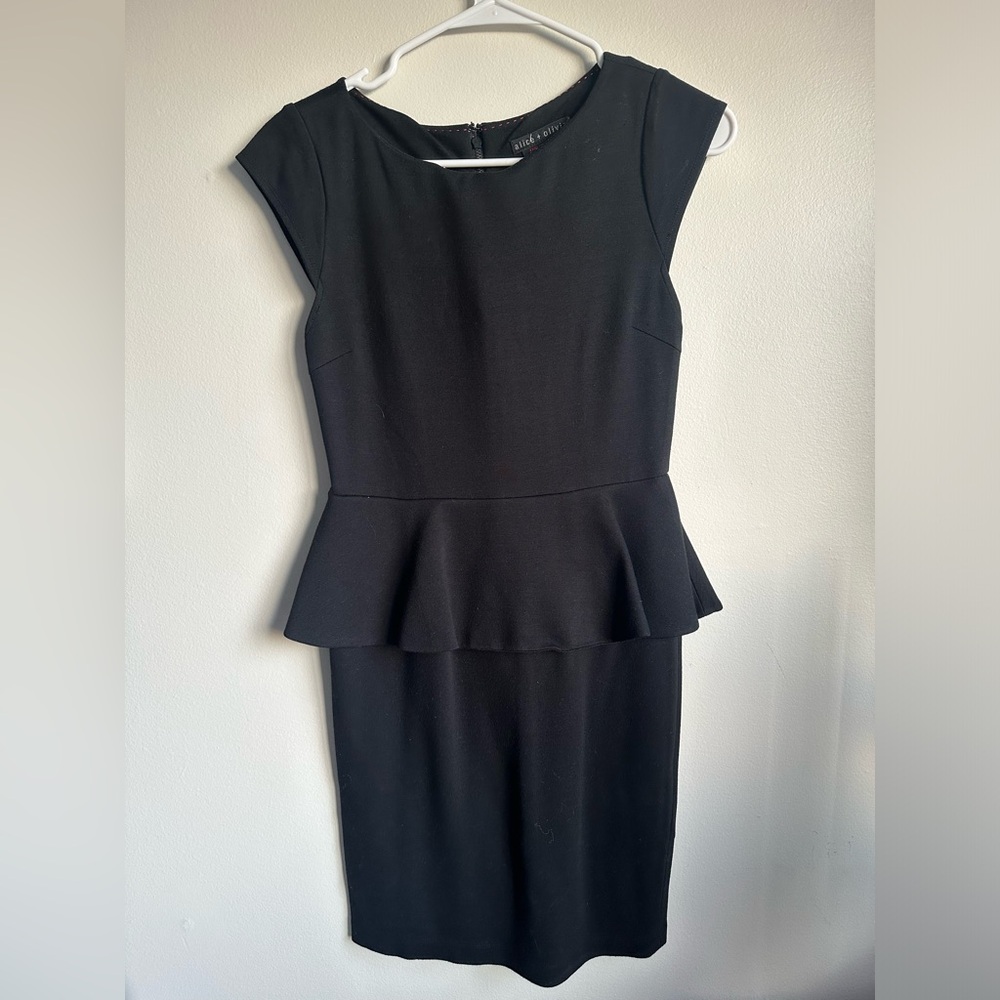 Alice + Olivia black dress